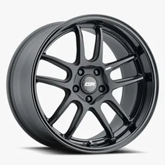 ESR APX8 19X11 ET22 (5X114.3 / 72.56) - Matte Black - Gloss Black Lip